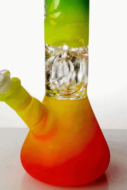 8 inches rasta dome percolator beaker water bong Beaker Bong ONE