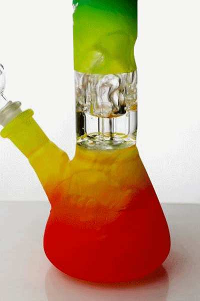 8 inches Jamaica dome percolator beaker water bong Beaker Bong ONE