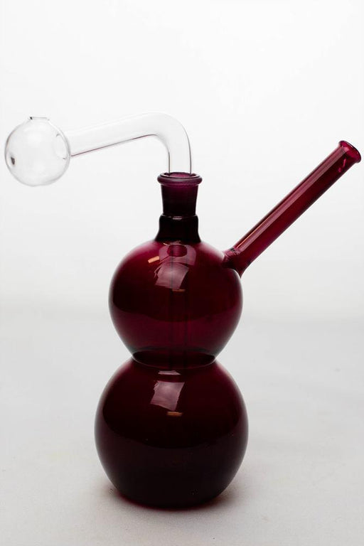 7" Oil burner water pipe Type A Rig ONE Dark Red