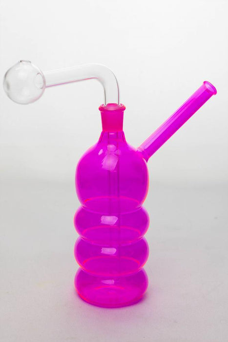 7" Oil burner water pipe Type B-Pink - One Wholesale
