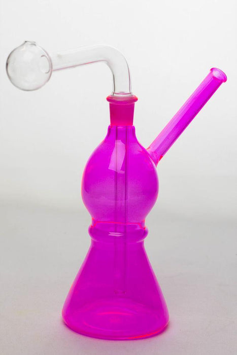 7" Oil burner water pipe Type C-Pink - One Wholesale