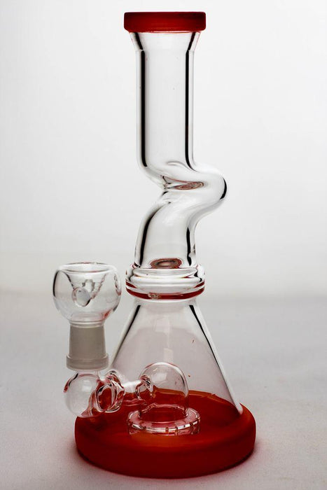 8" kink-zong shower head diffuser bubbler-Red - One Wholesale