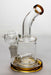 7 inches inline diffused bubbler-Amber - One Wholesale