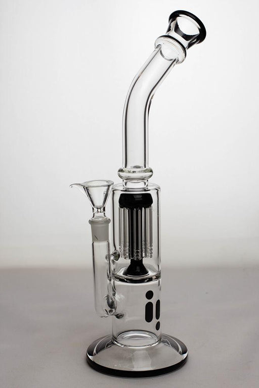 14" infyniti 8-arm percolator bent neck water Bong Other Shaped Bong ONE Black