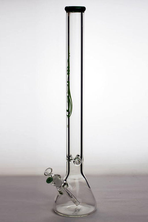 24" genie 9 mm classic beaker bong Beaker Bong ONE Green