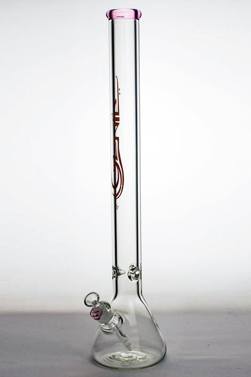 24" genie 9 mm classic beaker bong Beaker Bong ONE Pink