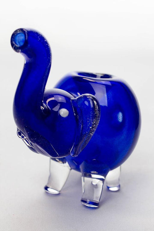 Standing elephant solid color glass hand pipe Glass Pipe ONE