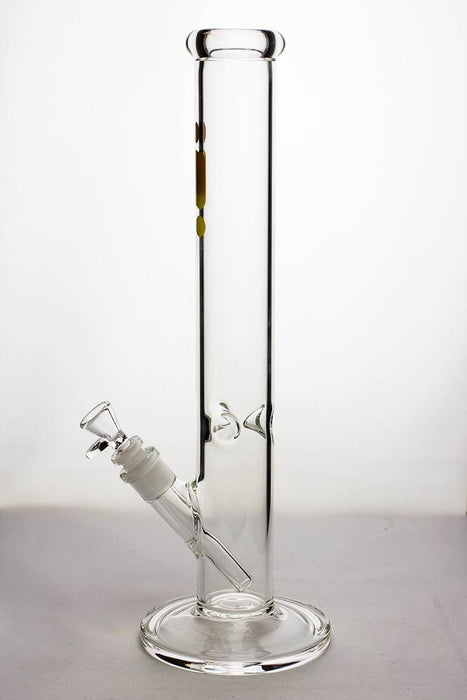 16 in. infyniti glass clear tube glass water bong- - One Wholesale