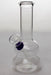 6 in. clear glass water bong-B - One Wholesale