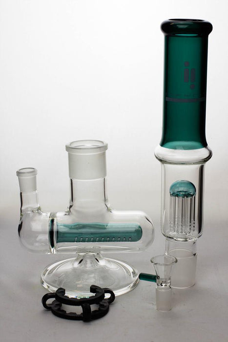 17" infyniti 8-tree and inline diffuser detachable water bong- - One Wholesale