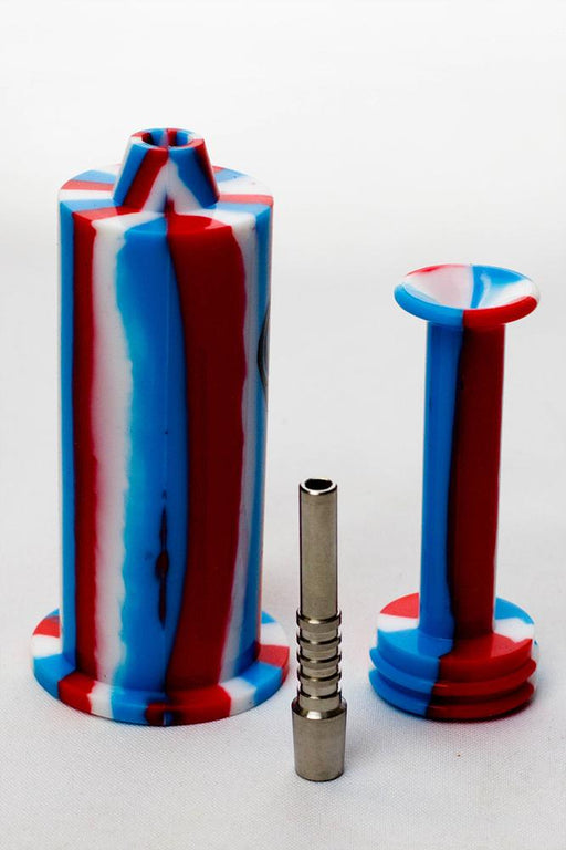 Mixed color Silicone syringe shape nectar collector Nectar Collector ONE