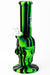 11" Genie skull multi colored detachable silicone water bong-BK/GR - One Wholesale