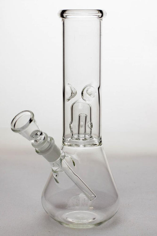8" clear single dome percolator beaker water bong Beaker Bong ONE
