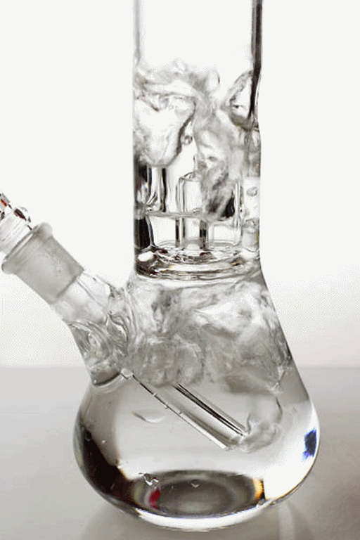 8" clear single dome percolator beaker water bong Beaker Bong ONE