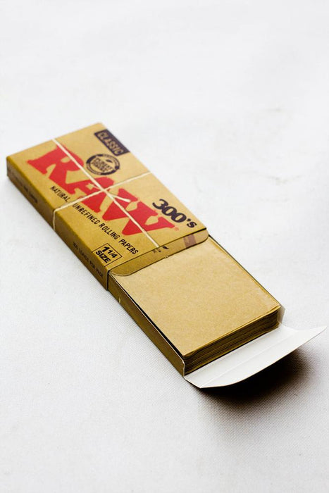 RAW 300's. Natural Unrefined - 20 packs 1 - 1/4" Size ONE
