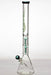 24" genie double 6 arms heavy glass water beaker bong-Teal - One Wholesale