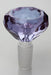 Diamond cutting shape wide glass bowl Bowl · Banger · Oil Burner ONE Purple 14 mm female joint