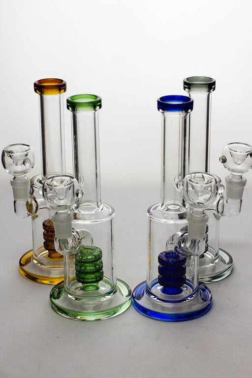 8" triple stacked shower head diffuser bong Beaker Bong ONE