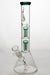 12" genie dual 5 arms percolator water bong-Teal - One Wholesale