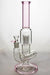14 inches 8 arms percolator and inline diffused water bong-Pink - One Wholesale