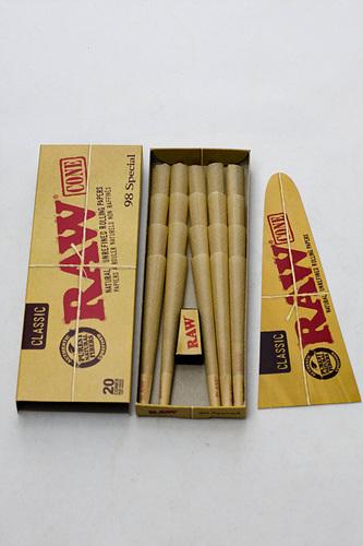 RAW Classic 98 Special Pre-Rolled Cones - 12 packs [CP1173] Pre-rolled Cone (Display Pack) ONE