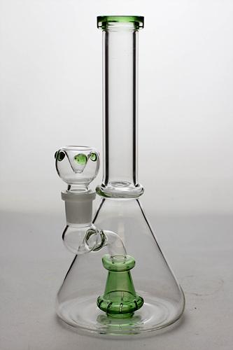 10 inches cone diffused bubbler-Green - One Wholesale