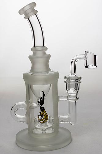 9 in. genie recycled bubbler with a banger Rig ONE