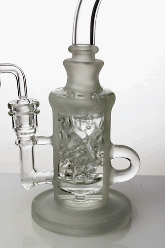 9 in. genie recycled bubbler with a banger Rig ONE