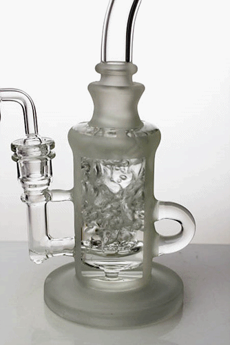 9 in. genie recycled bubbler with a banger- - One Wholesale