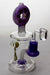 7.5 in. Donuts bubbler with a banger-Purple - One Wholesale