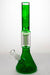 14" infyniti 8-arm percolator colored tube beaker Bong-Green - One Wholesale
