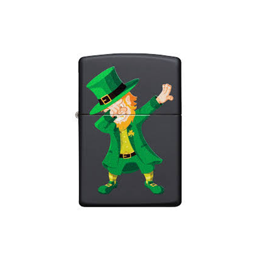 Zippo 49124 Dabbin Leprechaun Design Zippo Lighter ONE