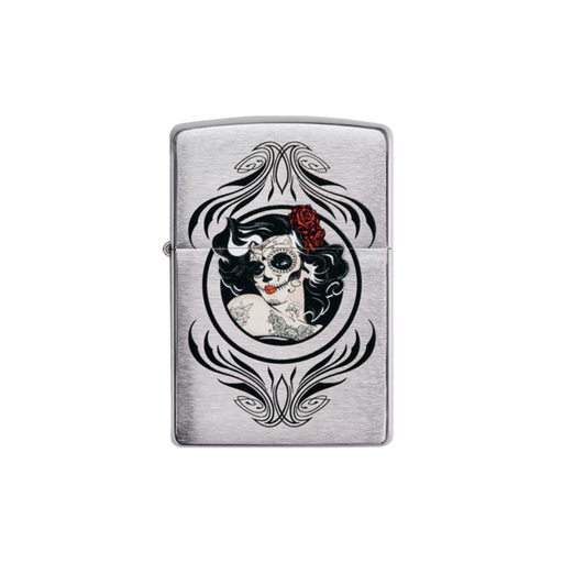 Zippo 49253 Day of the Dead Girl Design Zippo Lighter ONE