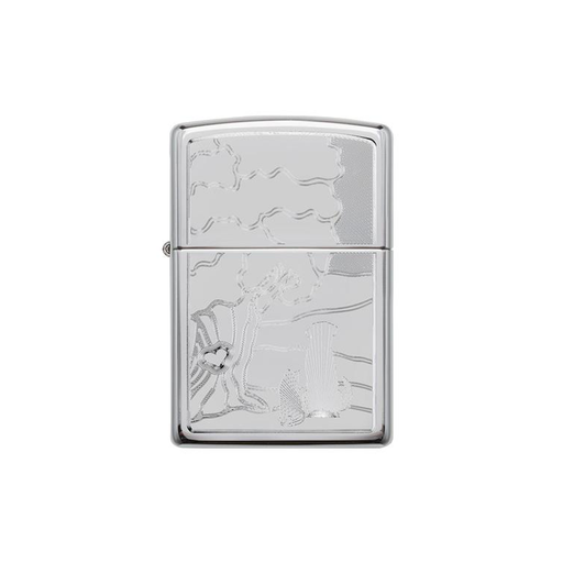 Zippo 49258 Pet and Tree Design Zippo Lighter ONE