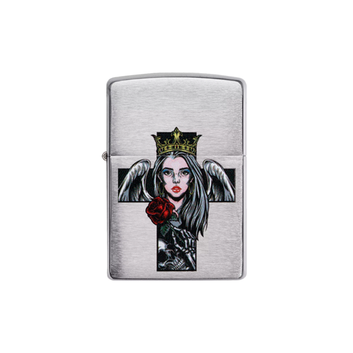 Zippo 49262 Angel and Skull Design Zippo Lighter ONE