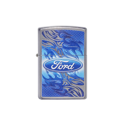 Zippo 49307 Ford Street Chrome Zippo Lighter ONE