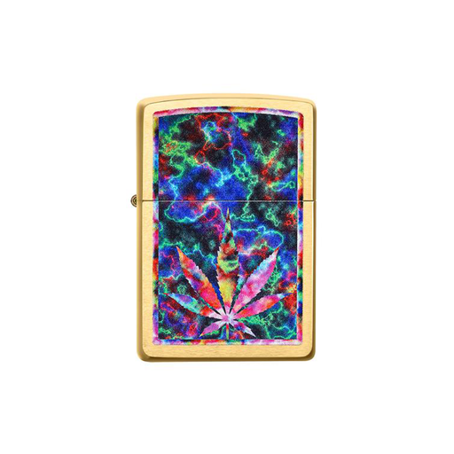 Zippo 49398 Leaf Design Zippo Lighter ONE