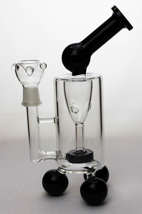 10" 3-ball stands recycled bubbler- - One Wholesale