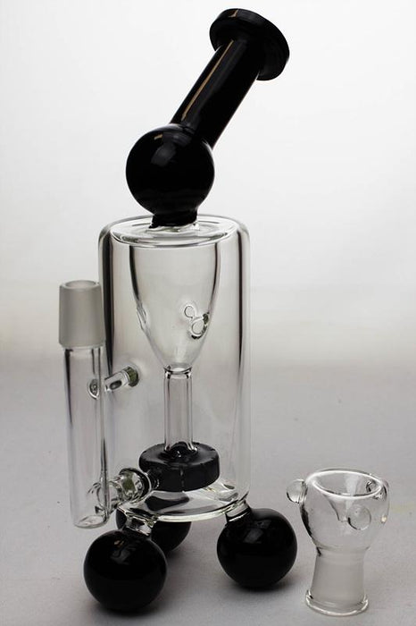 10" 3-ball stands recycled bubbler- - One Wholesale