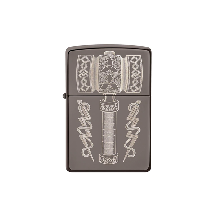 Zippo 49404 Thors Hammer Design Zippo Lighter ONE