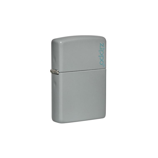 Zippo 49452ZL Classic Flat Grey Zippo Logo Zippo Lighter ONE