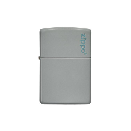 Zippo 49452ZL Classic Flat Grey Zippo Logo Zippo Lighter ONE