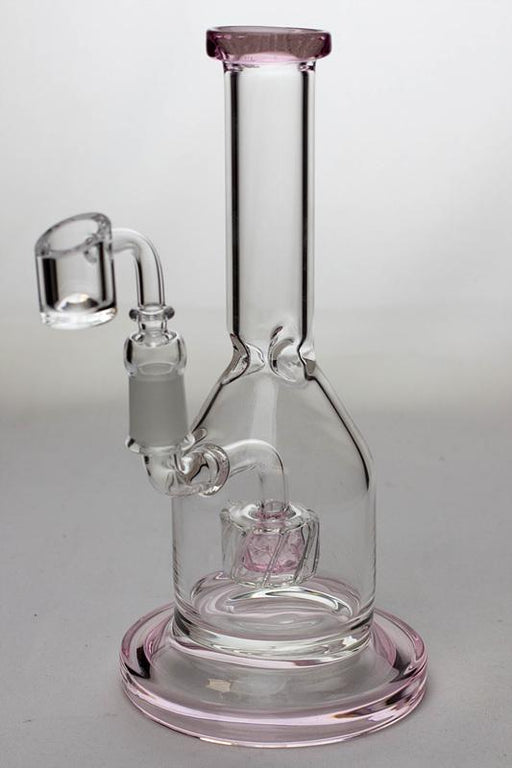 8.5" dual shower head recycled rig with a banger Rig ONE