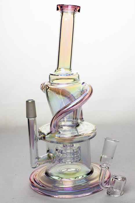 10" Barrel-diffuser double tube recycled rig- - One Wholesale