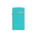 Zippo 49529ZL Slim® Flat Turquoise Zippo Logo Zippo Lighter ONE