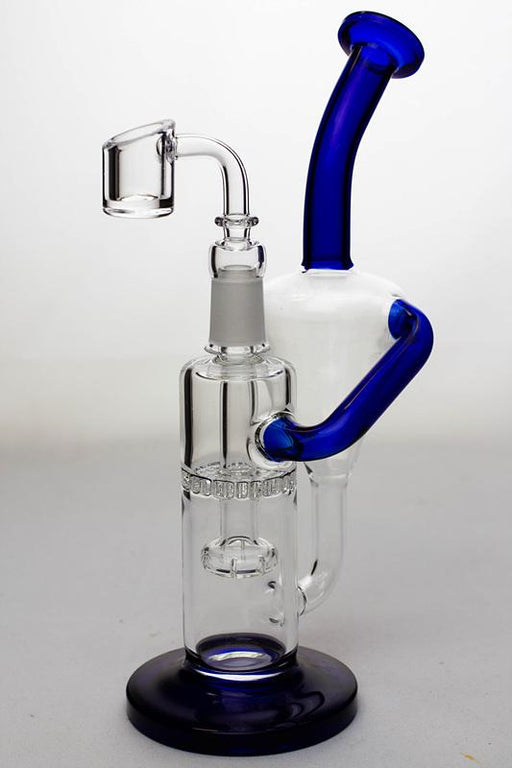 9 in. honeycomb recycled rig with a banger Rig ONE