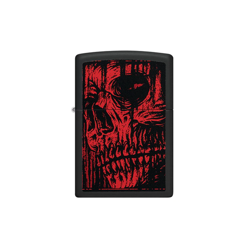 Zippo 49775 Red Skull Design Zippo Lighter ONE