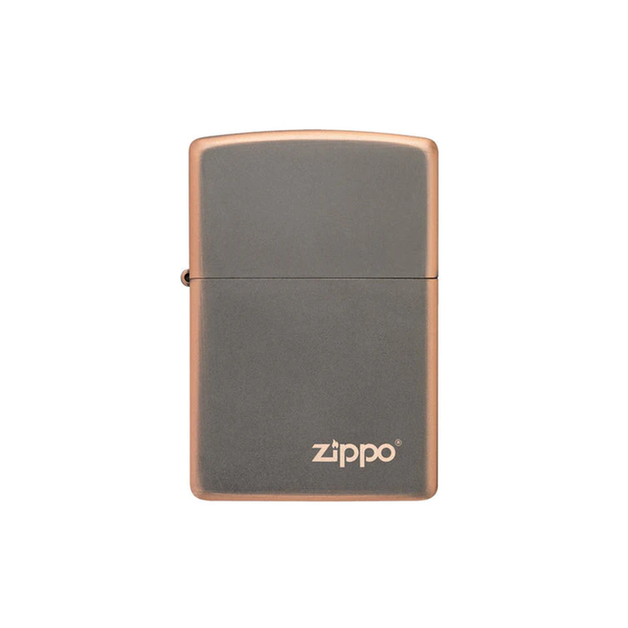 Zippo 49839ZL Rustic Bronze with Zippo logo
