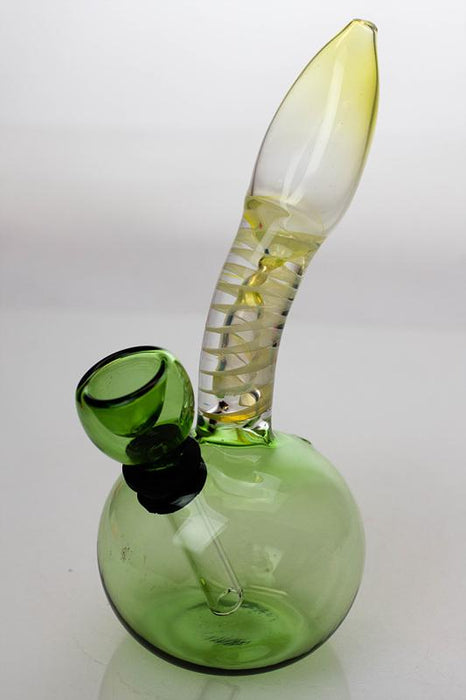 5.5" changing color glass water bong-Type C - One Wholesale