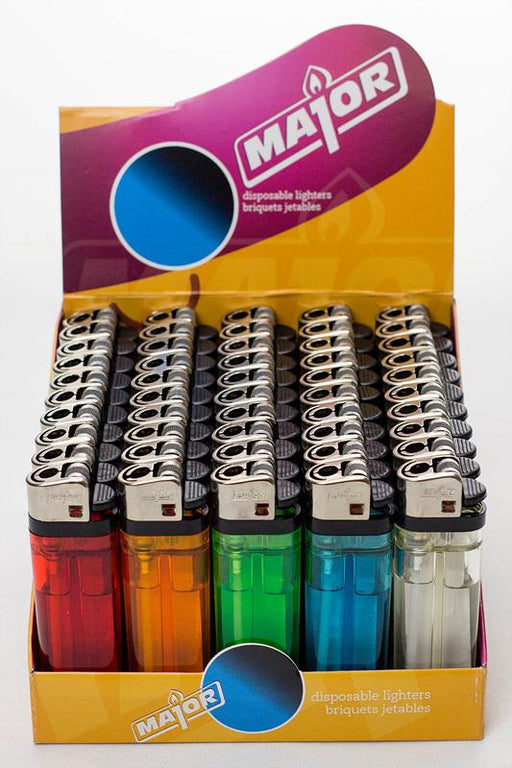 Major disposable lighter ( XLC8022 ) - Display of 50 Lighter ONE
